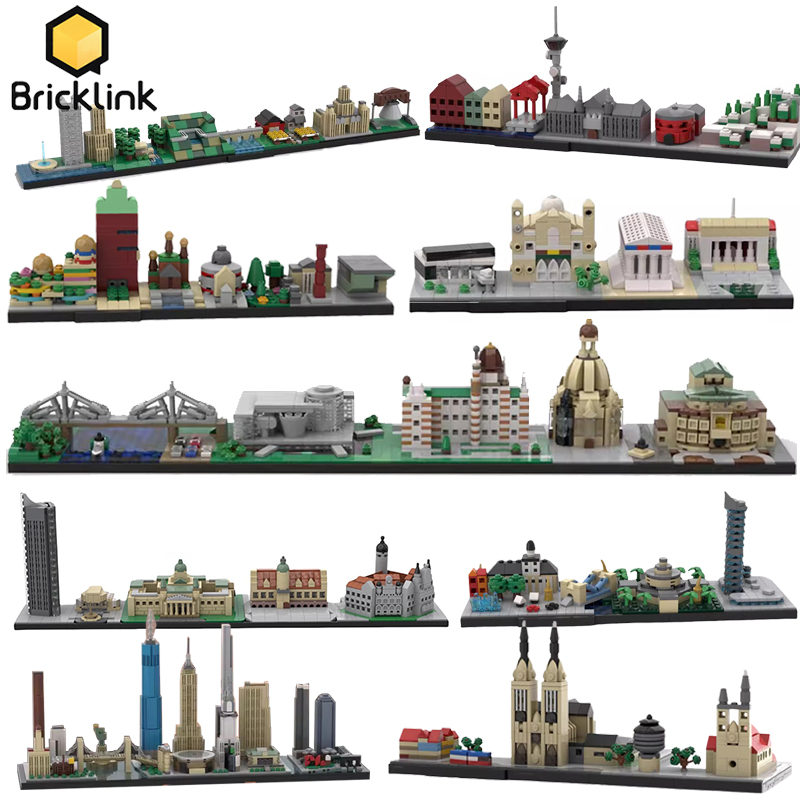 Lego Set Creator - Bricklink-子供のための都市の古典的な線アーキテクチャのビルディングブロック、レンガのリンクセット、maldies、moscow、new york、DarkMustTasks、moc、おもちゃをギフトとして