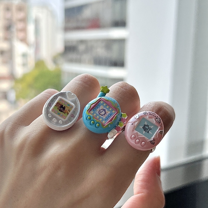 在庫あり 本物のバンダイ タマゴッチ デコレーションリング  - Bandai Model Tamagotchi のレビューと価格